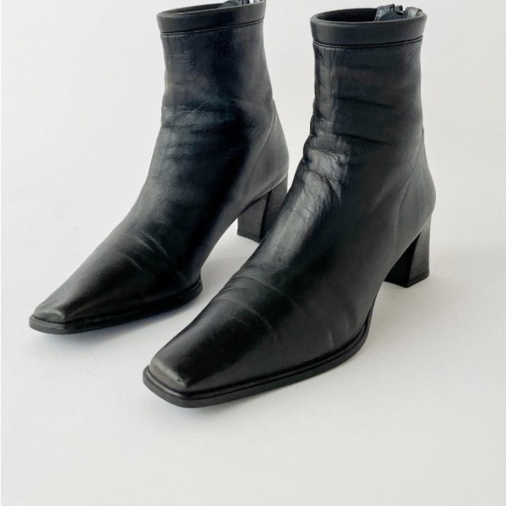 Stuart Weitzman Black Ankle Boots